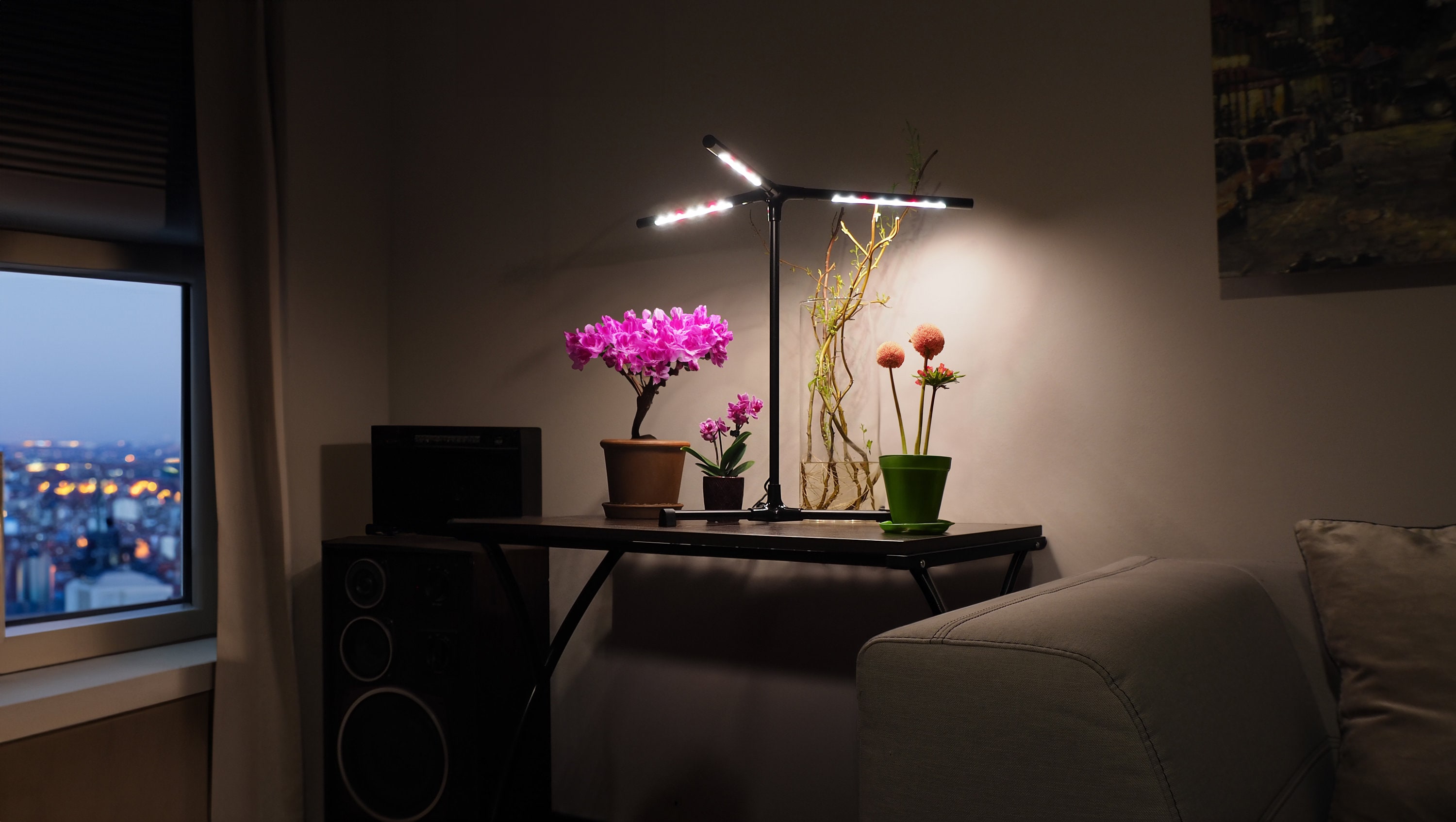 Light Up Your Day and Your Plants with Romario Full Spectrum LED Table Lamp