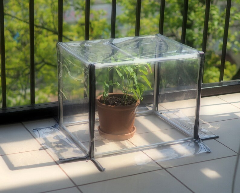 Minigreenhouse Sezam S for apartment balcony With Grow Etsy