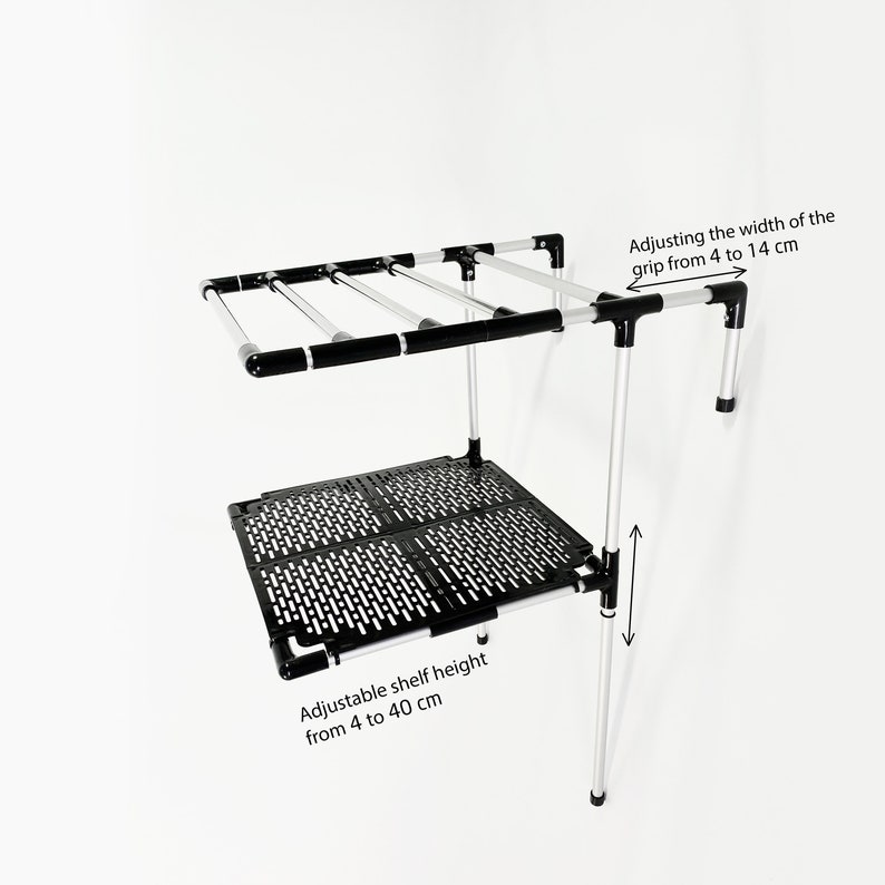 Rack Clothes With Adjustable Arms Portable for Balcony or Radiator From ...