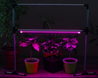 Adjustable LED phyto lamp Metaflex Uno Bicolor for plants, phyto lamp for windowsill