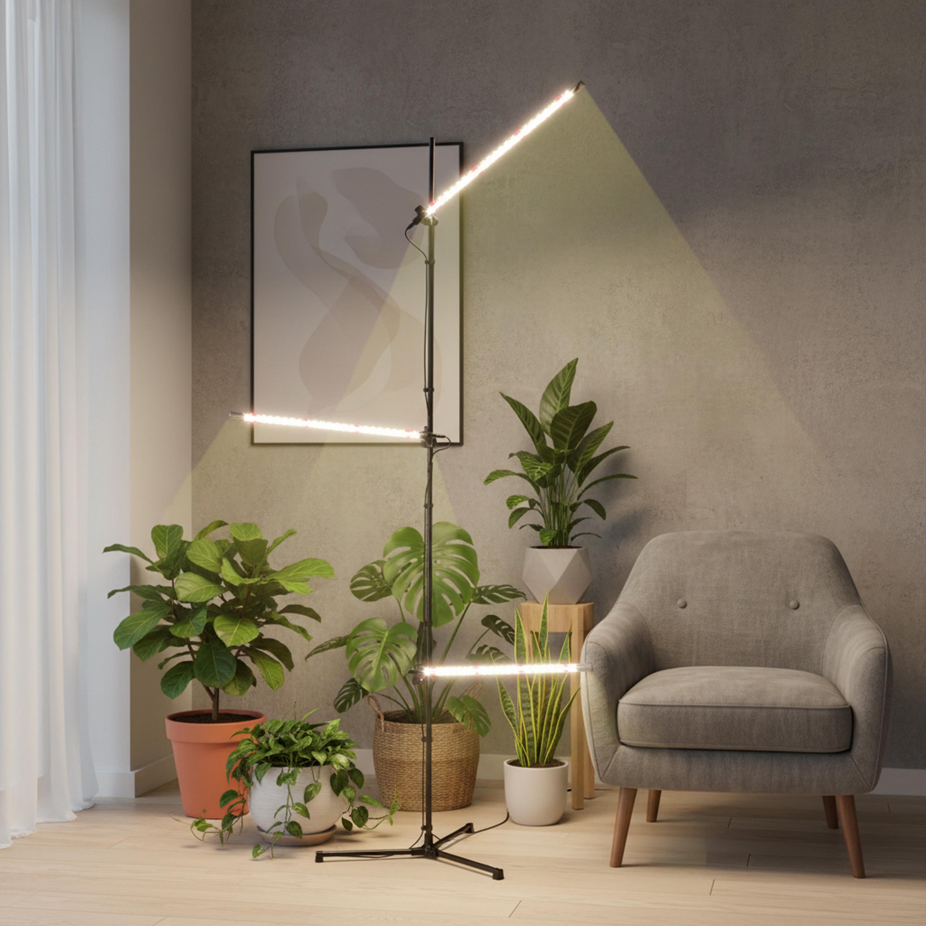 Metaflex IO-3 Floor Led Grow Light for Plant, Led Light Stand