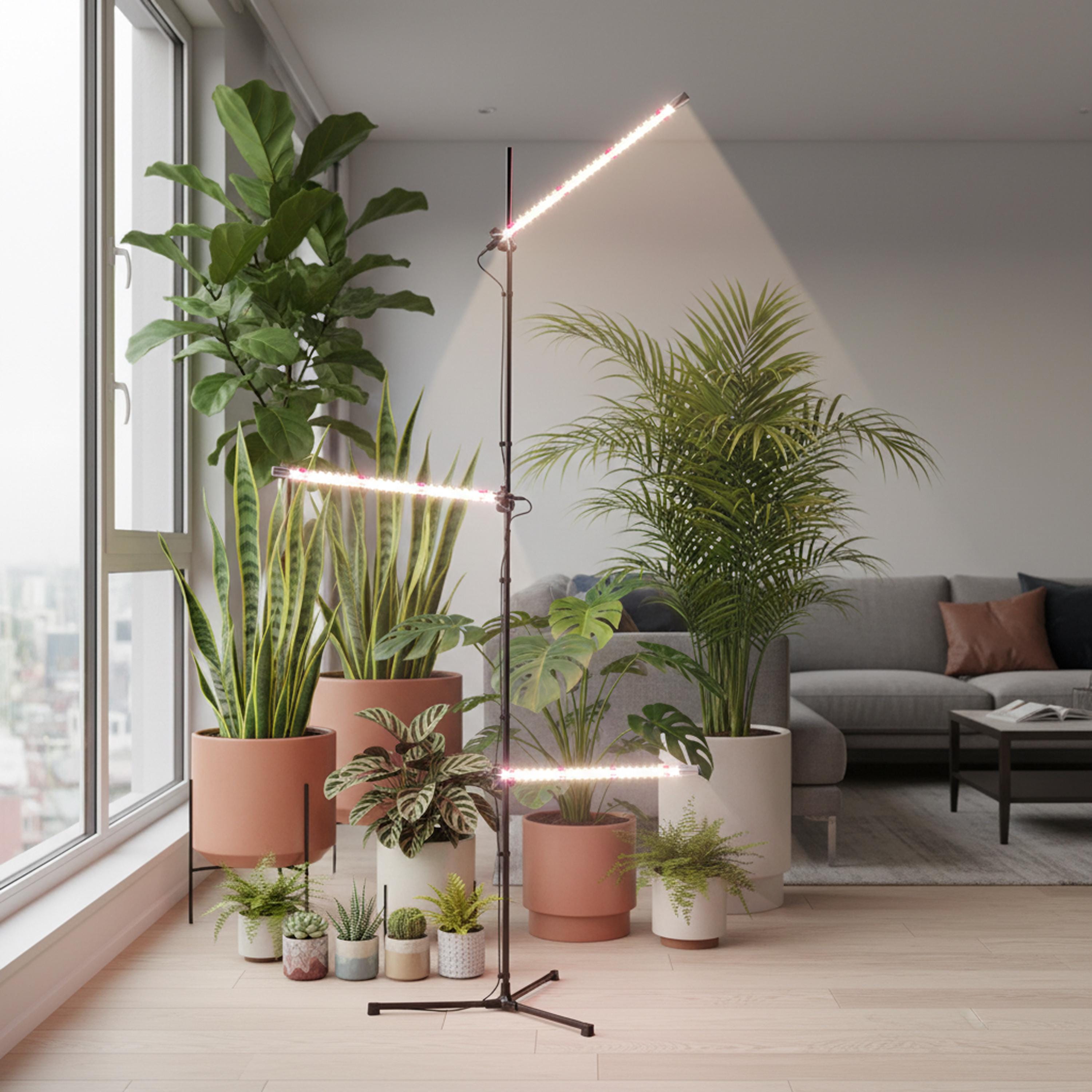 Metaflex IO-3 Floor Led Grow Light for Plant, Led Light Stand