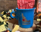 Teal blue Fiestaware Coffee Mug Idaho