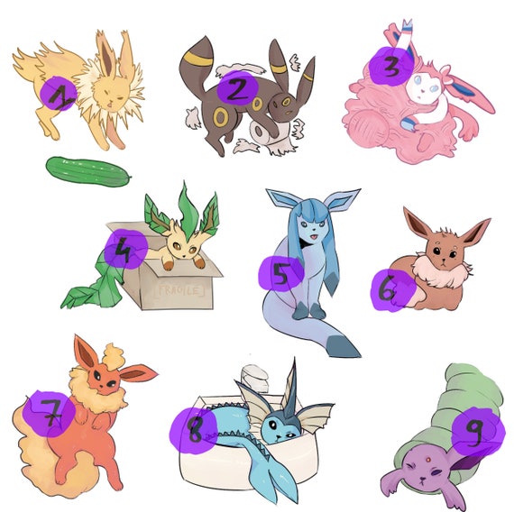 Eeveelution! Meus Pokémon favoritos! – Jimmy's Silly World