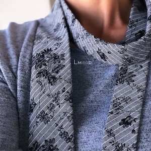 Cravate pour femme exclusive pour elle, look cher. Cadeau pour elle.