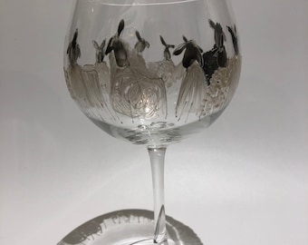 Sheep gin cocktail glass