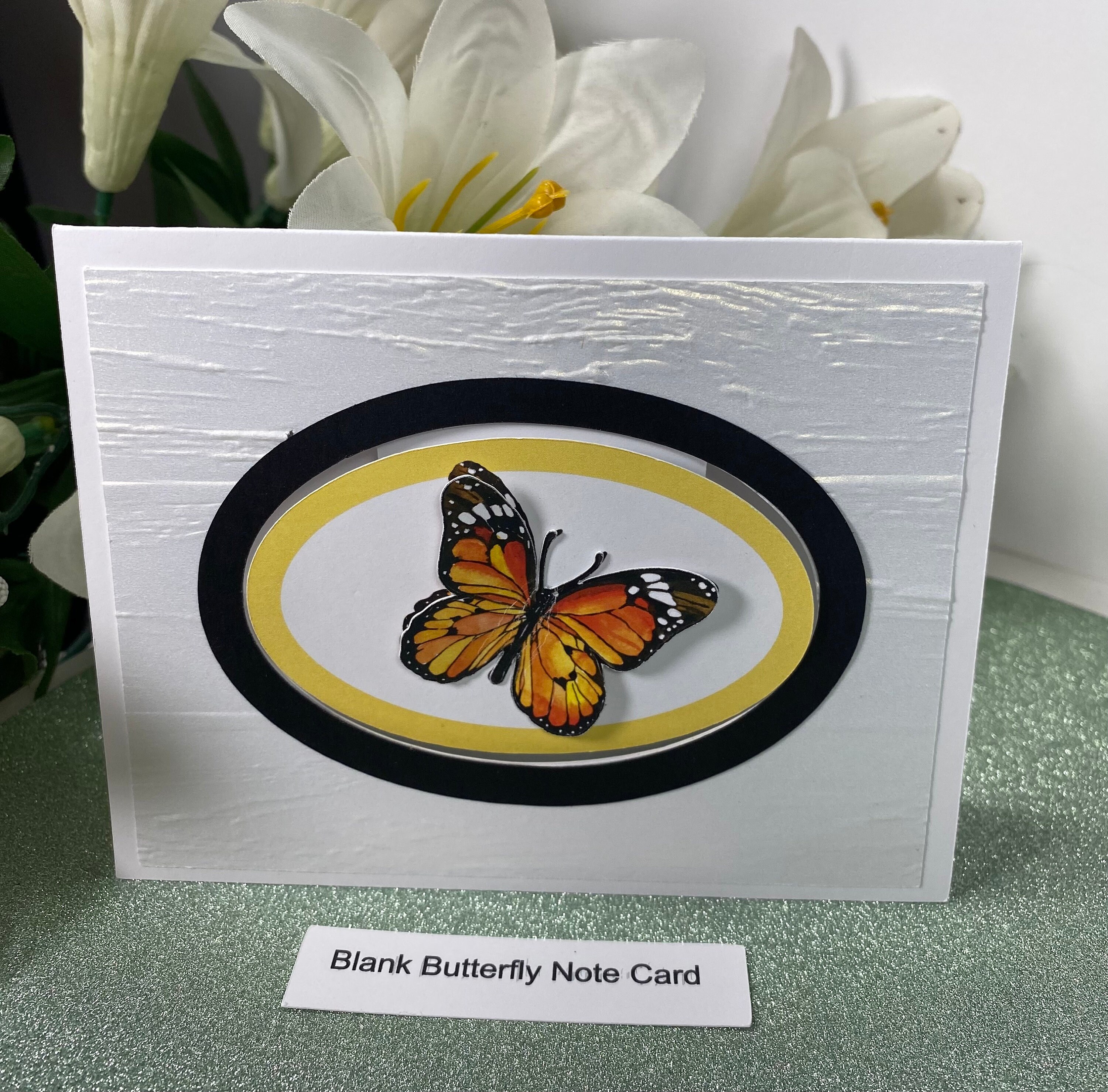 Monarch Butterfly Note Cards, Set of 4 - Etsy