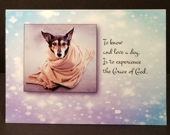 Personalized Dog Sympathy Card