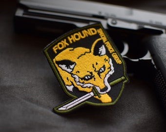 Metal Gear Solid MGS Private Military Compananies USA Werewolf 3D Patch Metal Gear Solid MGS Private Military Compananies USA Werewolf 3D Patch
