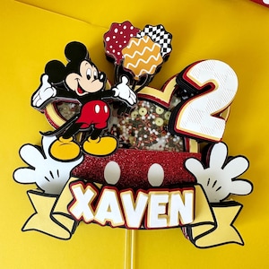 Mickey Mouse Birthday Party Decorations | Mickey Mouse Cake Decoration | Disney World Party Decor | Mickey Mouse Clubhouse | Oh Twoddles