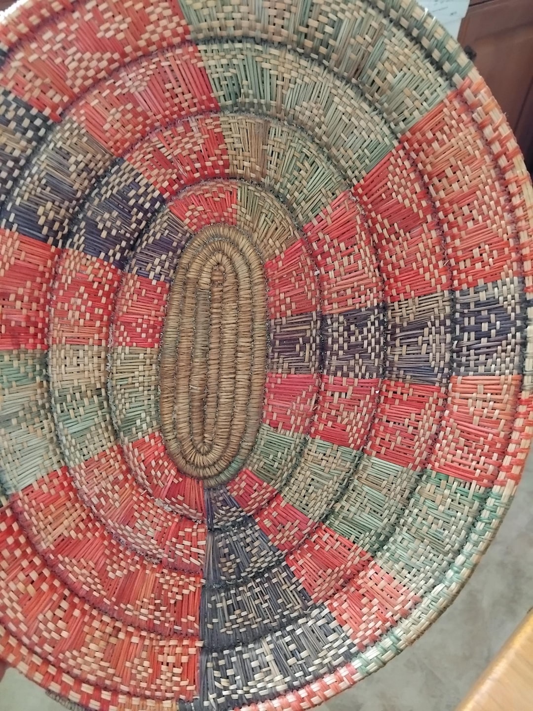 AFRICAN RATTAN BOWL / Wall Decoration - Etsy