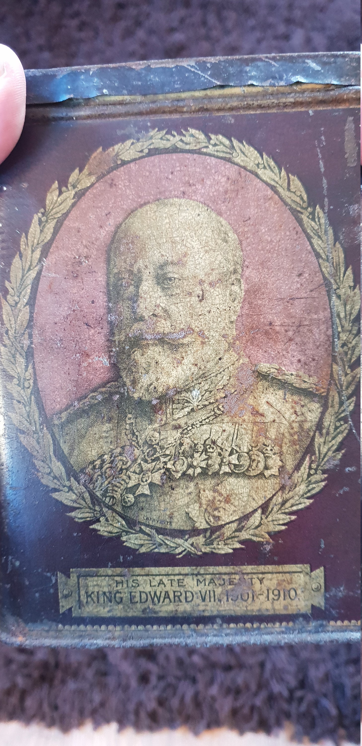 Image of 1910 Antique Tin