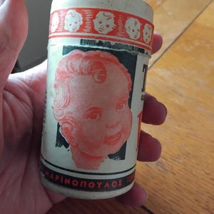 OLD TALCUM POWDER  , container