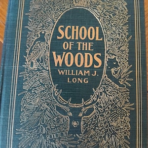 ANTIQUE BOOK  / school of the woods  1st edition