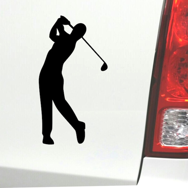 Golfspieler Aufkleber Golfer Golf Sport Auto Sticker