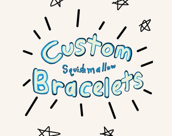 Custom Squishmallow Kandi Bracelets