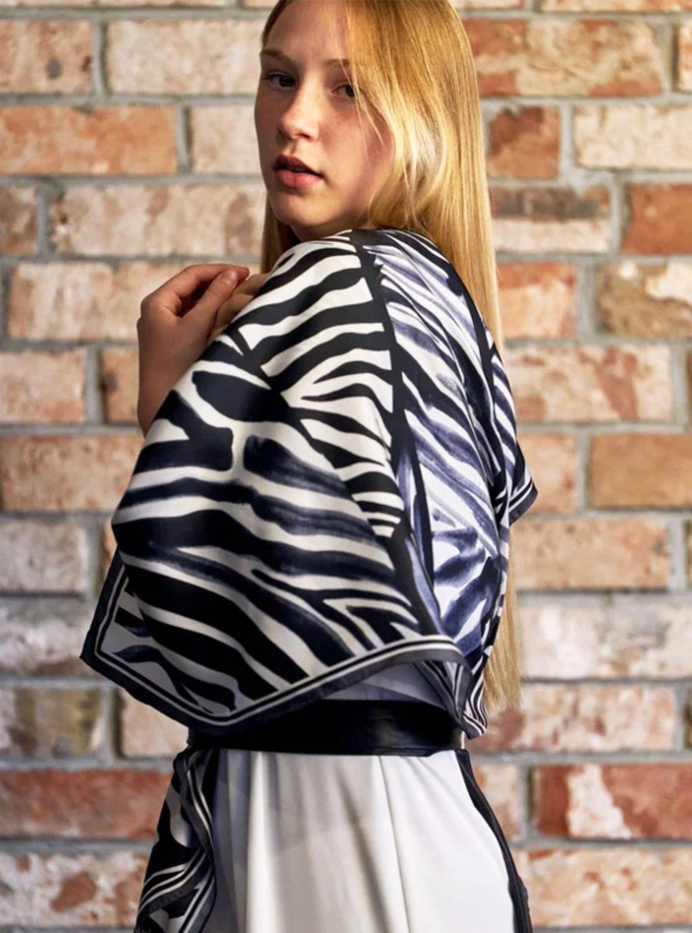 Zebra Silk Scarf Denmark