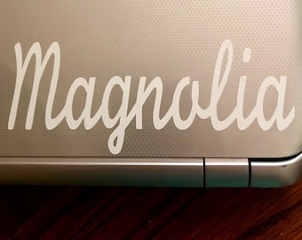 Name decal, laptop name decal, Custom bane decal, Personalized Name, Laptop sticker, Macbook decal, HP name decal