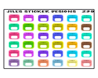 JSD#239 || Early Release Stickers - Planner stickers - Stickers - Early release stickers
