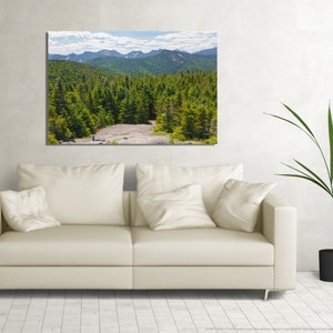 Adirondack High Peaks View from Cascade Mountain Print, Adirondack High Peaks Canvas Wall Art, Adirondack Decor, Adirondack Gifts, ADK Print