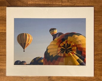 Adirondack Balloon Festival Fine Art Print 8x12 Print Matted 11x14, Wall Art, ADK Decor, Adirondack Print, Adirondack Gifts, Photo Gift Fall