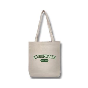 Adirondacks Everyday Tote Bag - Made in the USA - Adirondacks NY Tote Bag - Adirondack Tote - Adirondacks Gift