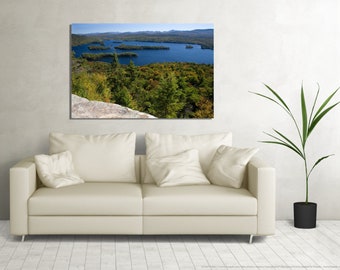 Blue Mountain Lake Adirondack Wall Art, Adirondack Decor, Adirondack Gifts, Rustic Wall Art, Adirondack Prints, Adirondacks Office Decor