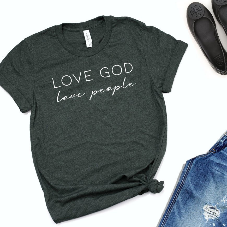 Love God Love People unisex/women 