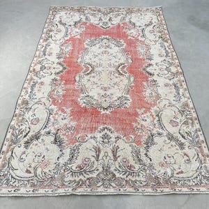 Turkish Rug, Vintage Rug 6x10ft, 197x300cm