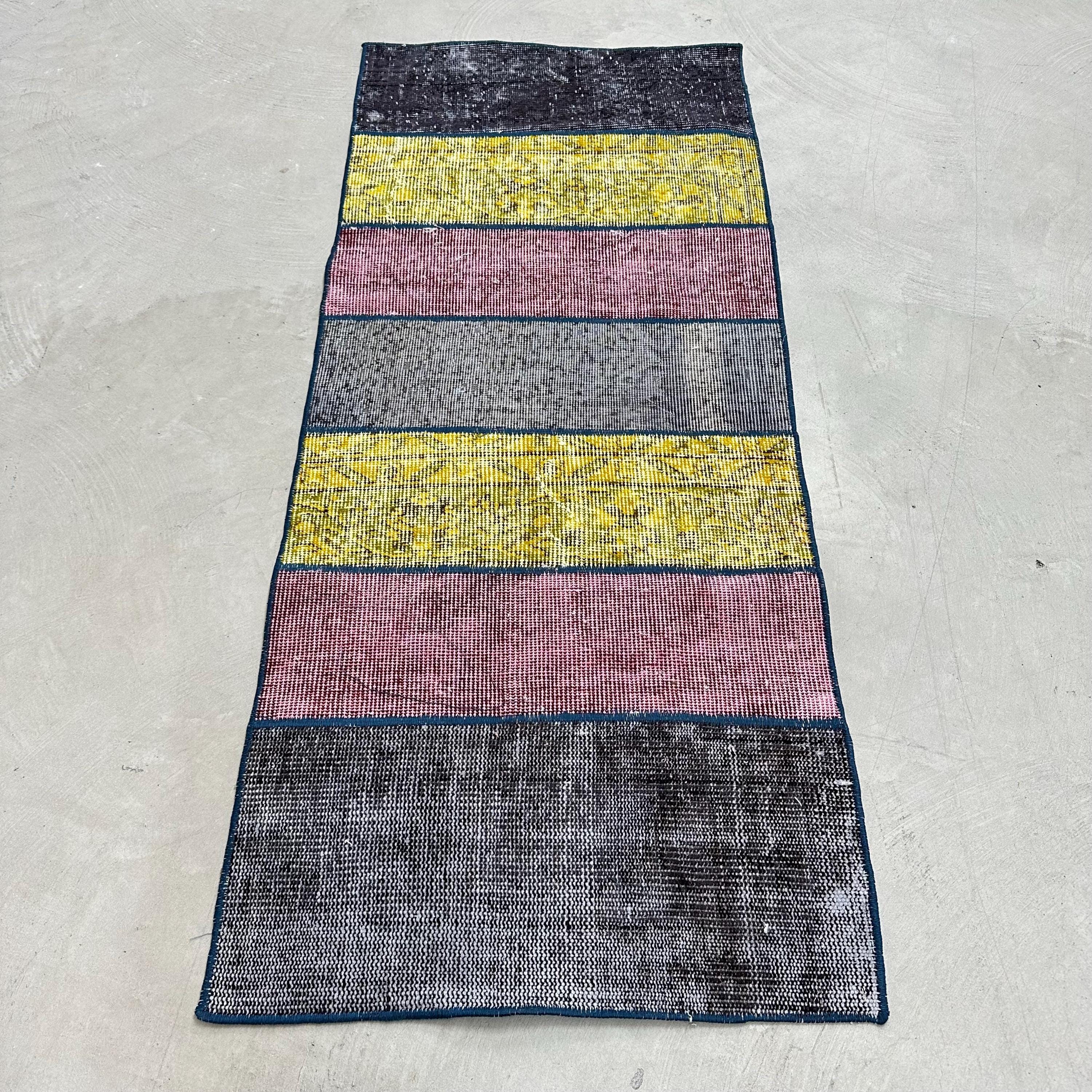 52.5×185.5 Patchwork ViNTAGE TURKiSH RUG 52.5×185.5 Patchwork ViNTAGE TURKiSH RUG Vintage Turkish Rug