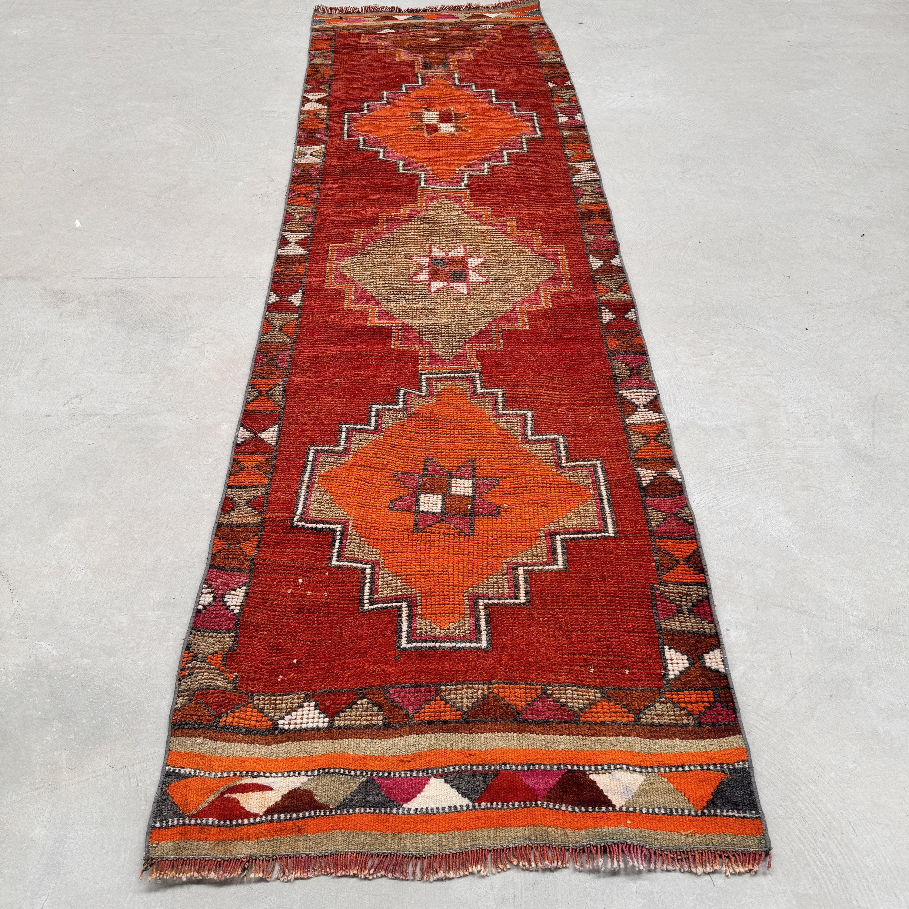 48cmx88cm トルコ絨毯ヴィンテージ ラグアナトリアの手織り ギャッベ（ギャベ）専門店 インプレッションオブギャッベ / 【15