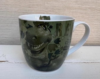 Disney Pixar Toy Story Rex Green Camouflage Dinosaur Mug