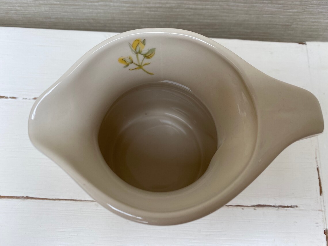 Kernewek Pottery Vintage Floral Jug Cornwall England Etsy