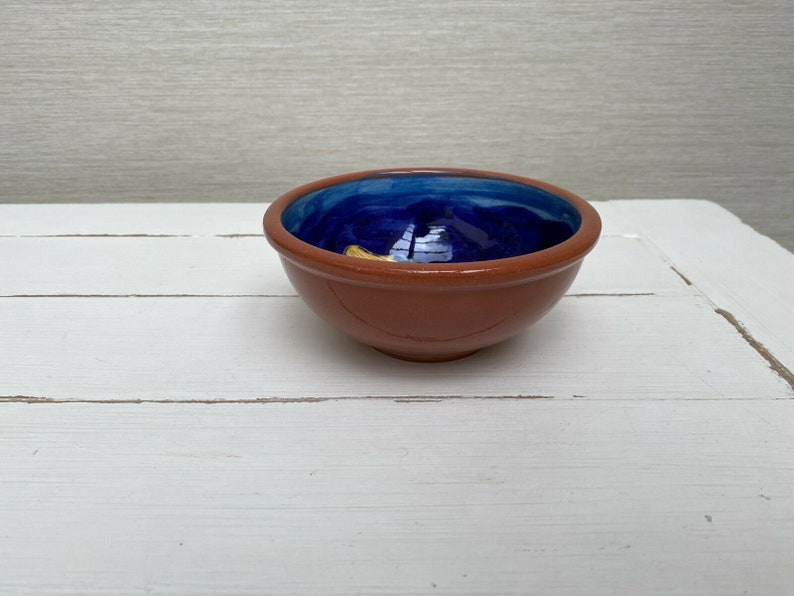 Blue Shell Small Bowl Studio Pottery Portugal