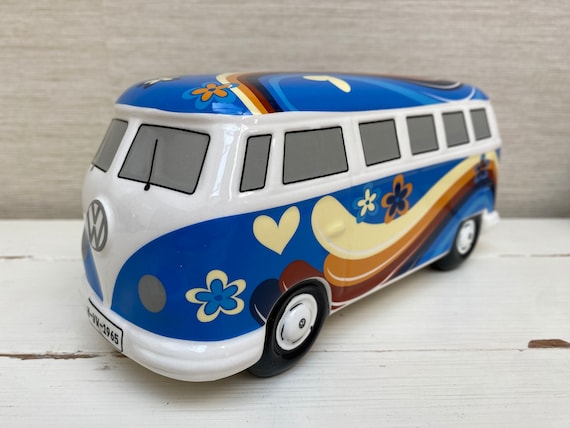 Official VW Collection Camper Van Ceramic Money Bank in Original Box 