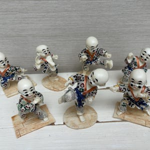 Shaolin Kung Fu Karate Chinese Oriental Resin Figurines - Various Sold Individually