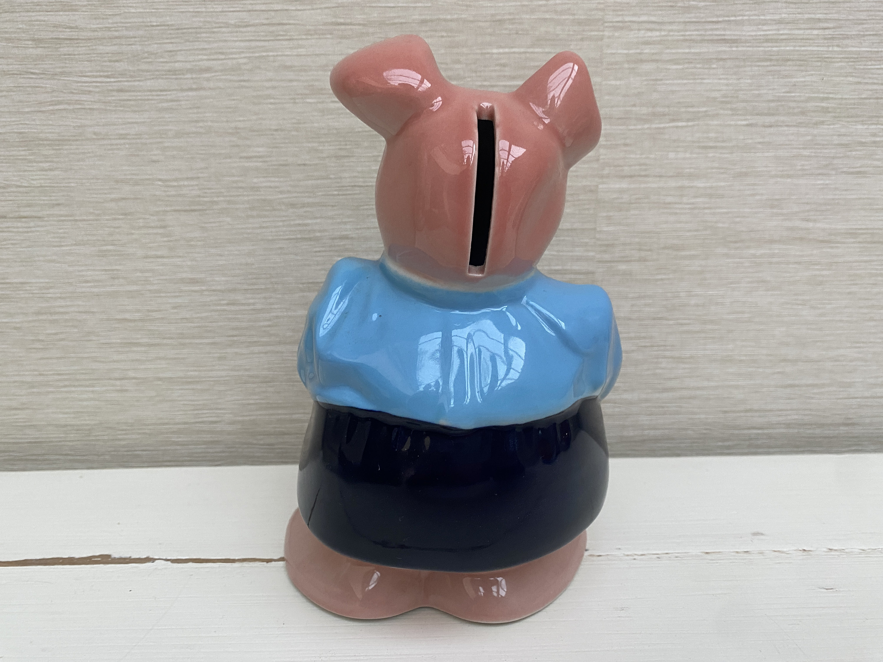 Natwest Wade Pig Lady Hilary Money Piggy Bank Collectable Vintage 1980s ...