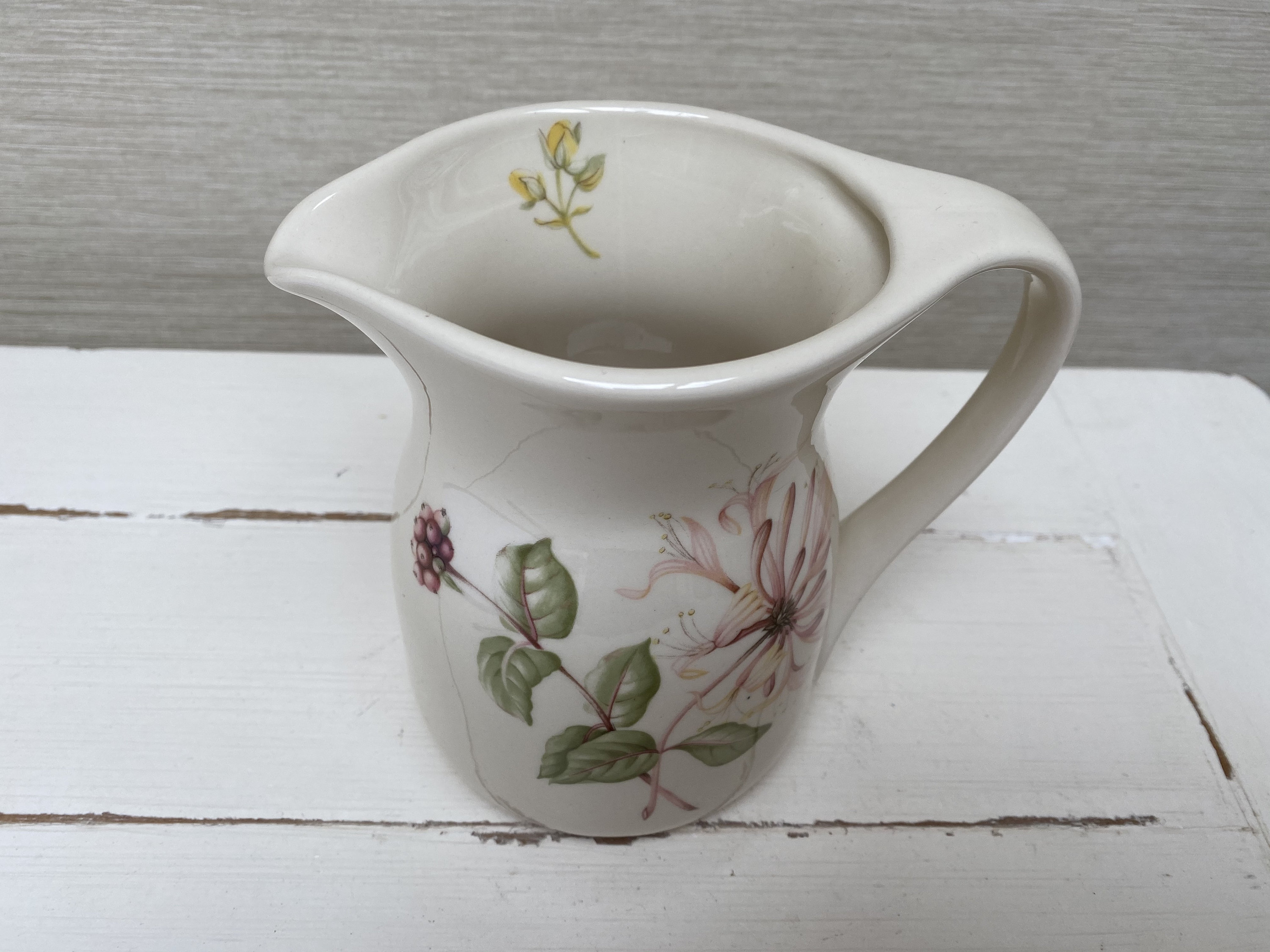 Kernewek Pottery Vintage Floral Jug Cornwall England Etsy