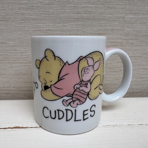 Disney Ceramic Mug Winnie the Pooh A A Milne - Cuddles