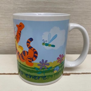 Vintage 1990s Disney Winnie The Pooh Tigger Eeyore Piglet Mug