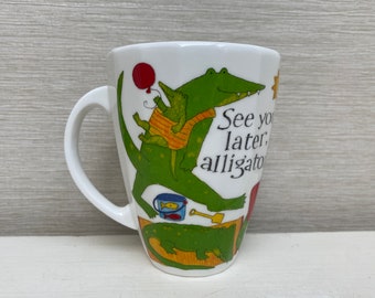 See You Later Alligator Fine Bone China Mug - Duchess Made in England