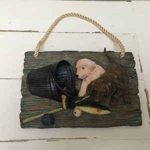 Labrador Hanging Ceramic Plaque