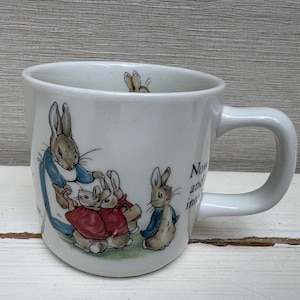 Wedgwood Peter Rabbit Ceramic Mug Beatrix Potter Designs Frederick Warne