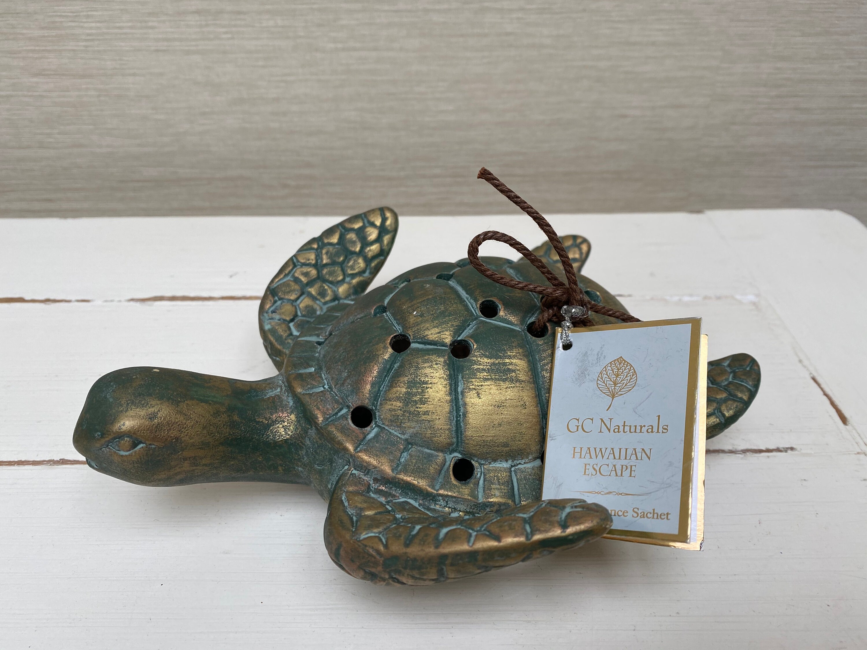 Green Ceramic Turtle Ornament GC Naturals Hawaiian Escape Etsy