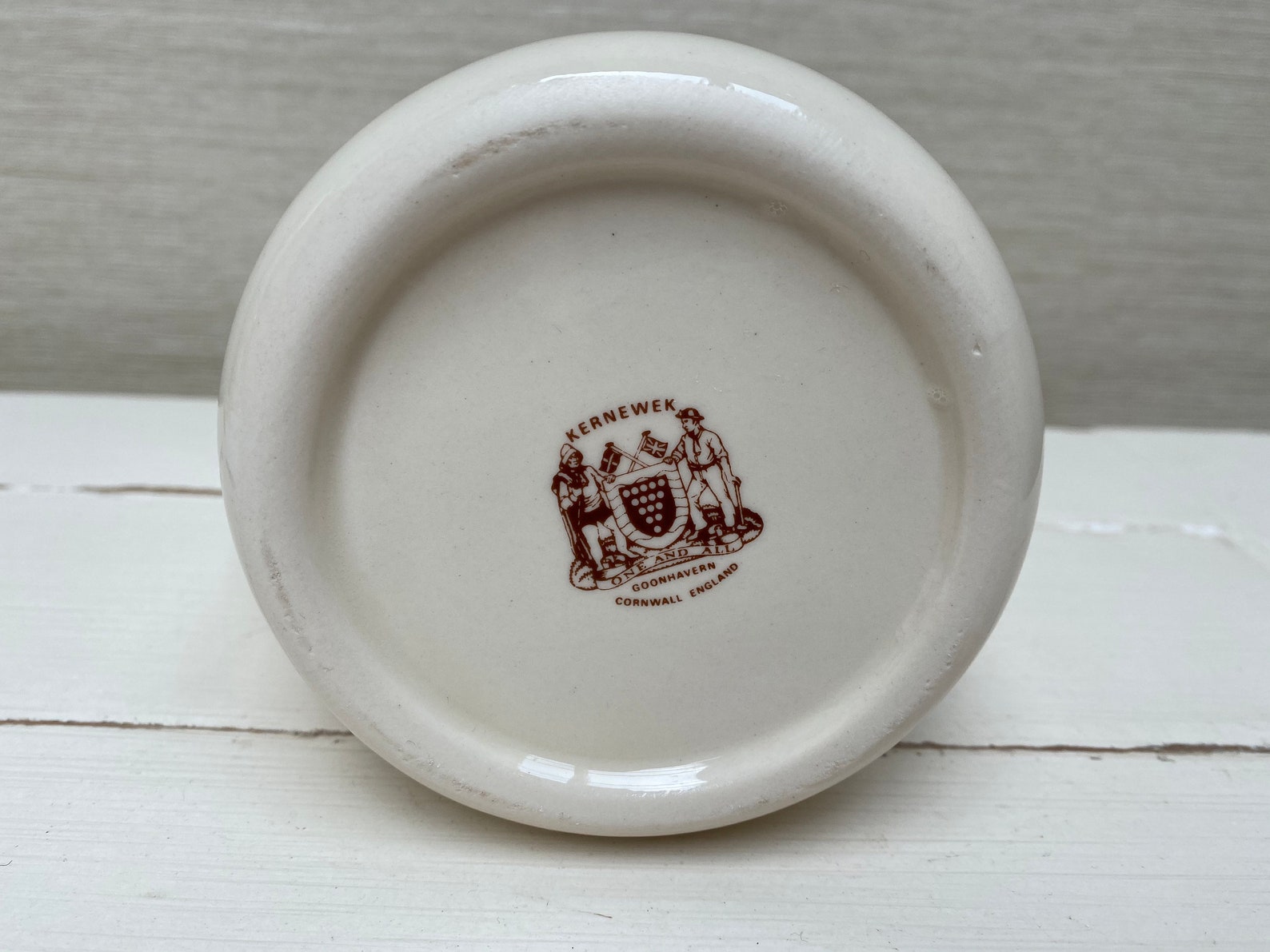 Kernewek Pottery Vintage Floral Jug Cornwall England Etsy