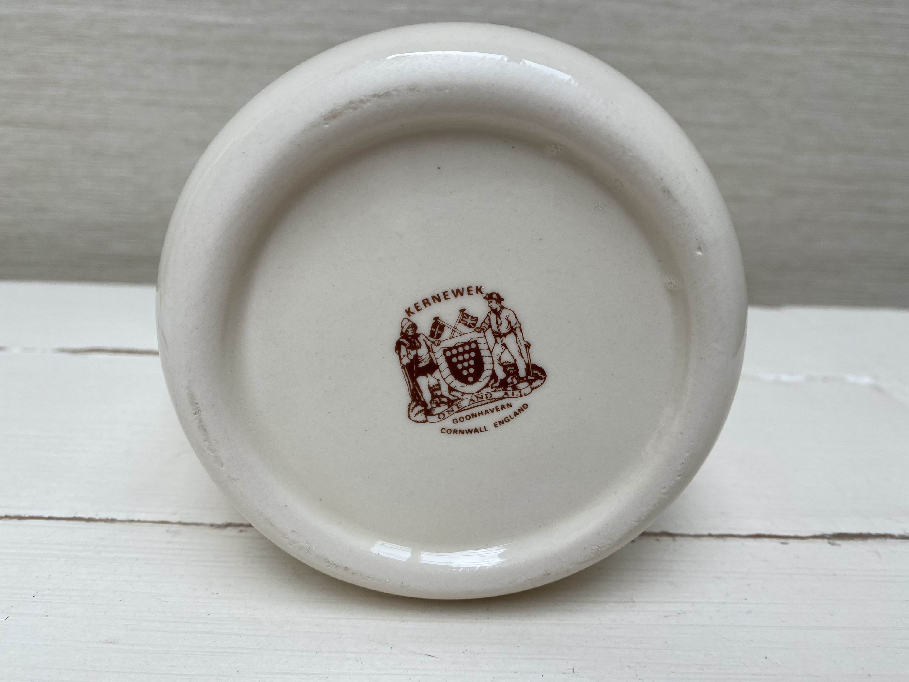 Kernewek Pottery Vintage Floral Jug Cornwall England Etsy