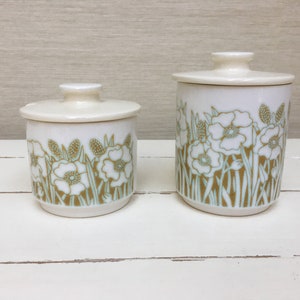 Hornsea Vintage &quot;Fleur&quot; Two Small Conserve Pots