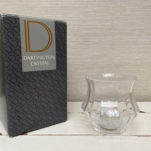 Dartington Crystal Fluted Candle Holder