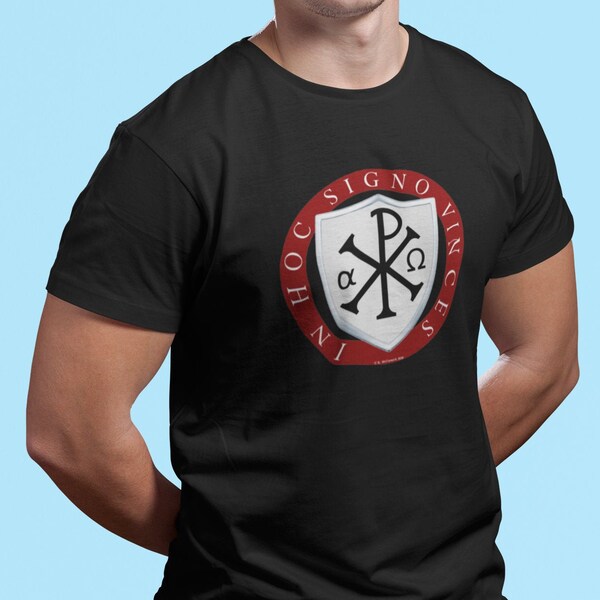 In Hoc Signo Vinces -- Black, Short or Long Sleeve T-Shirt