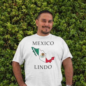 Mexico Lindo -- White, Short sleeve Tee